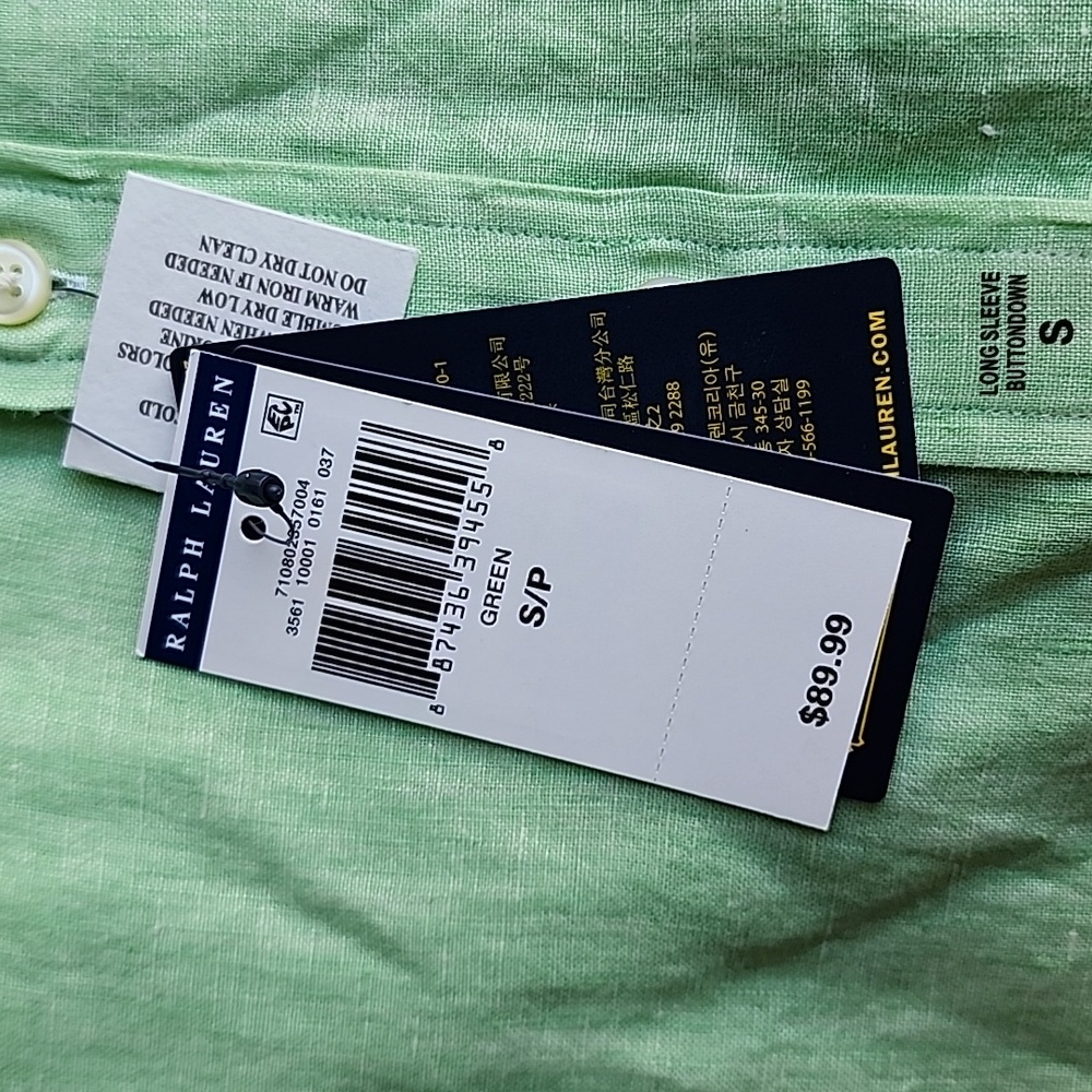 Ralph Lauren Untucked Fit Button Down Shirt Nwt - Picture 4 of 12